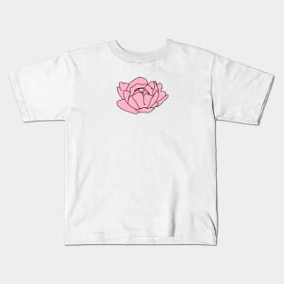 Peonia flower Kids T-Shirt